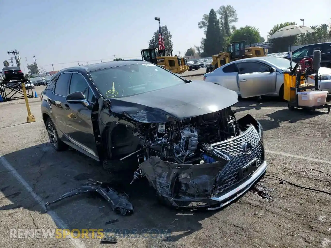 1 Photograph of a damaged car 2T2HGMDA7NC088482 LEXUS RX450 2022