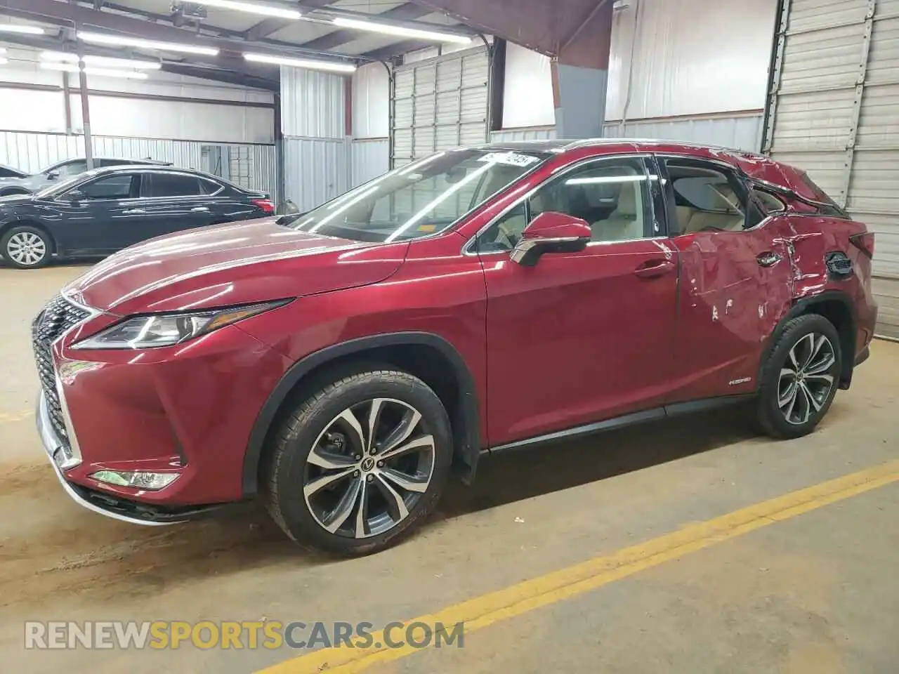 1 Photograph of a damaged car 2T2HGMDAXNC081722 LEXUS RX450 2022