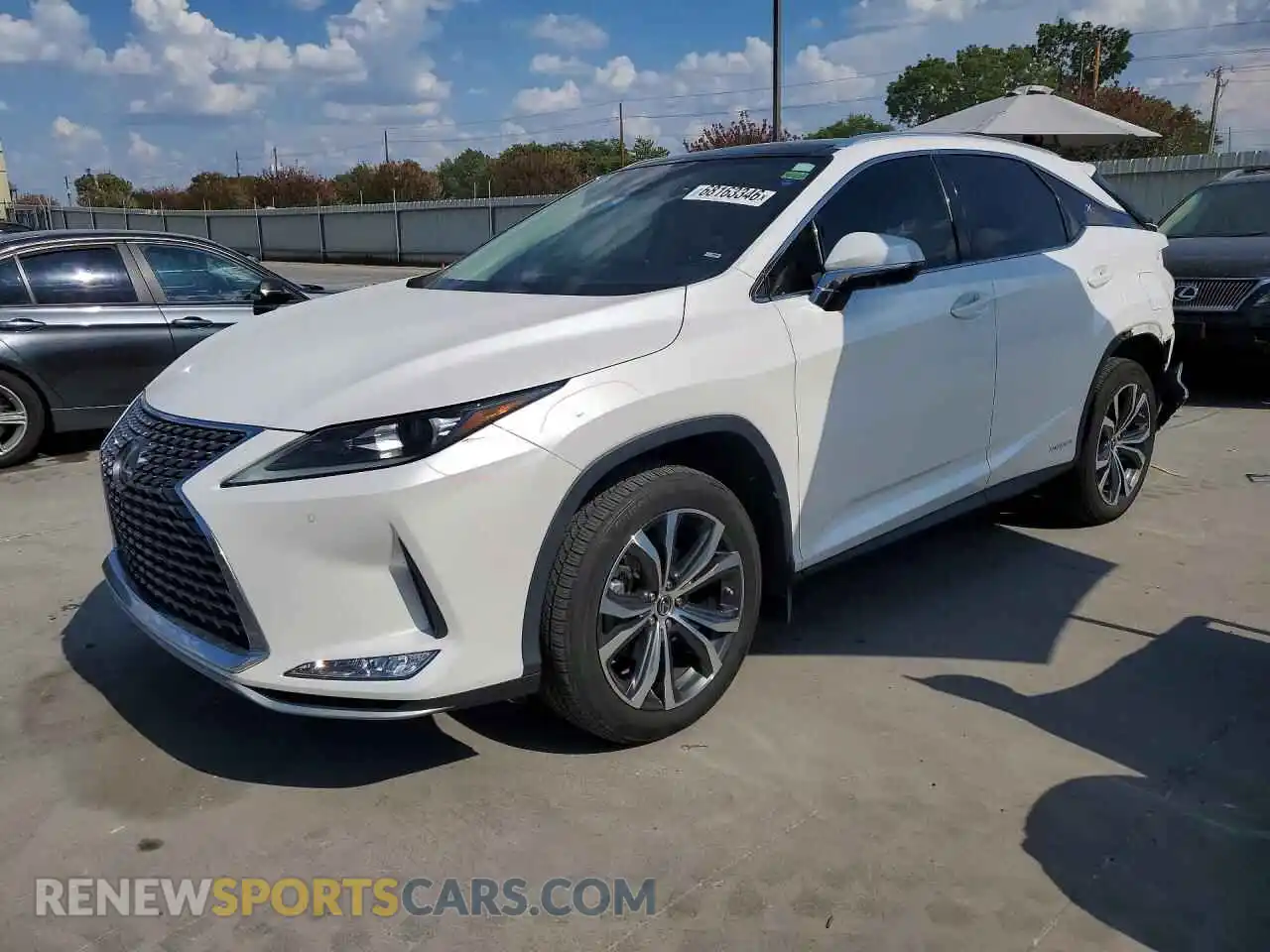 1 Photograph of a damaged car 2T2HGMDAXNC090436 LEXUS RX450 2022