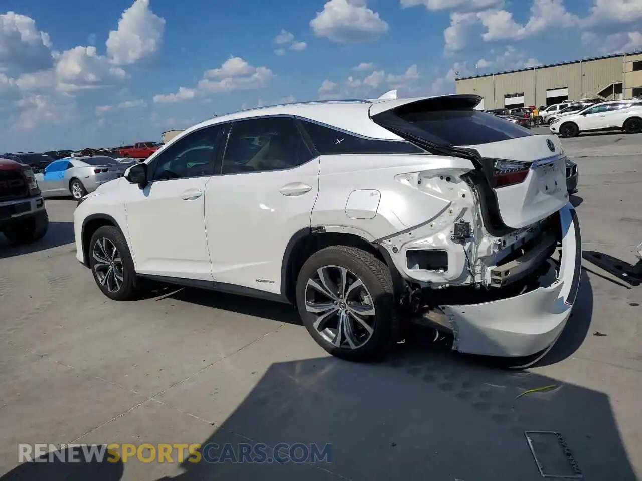 2 Photograph of a damaged car 2T2HGMDAXNC090436 LEXUS RX450 2022