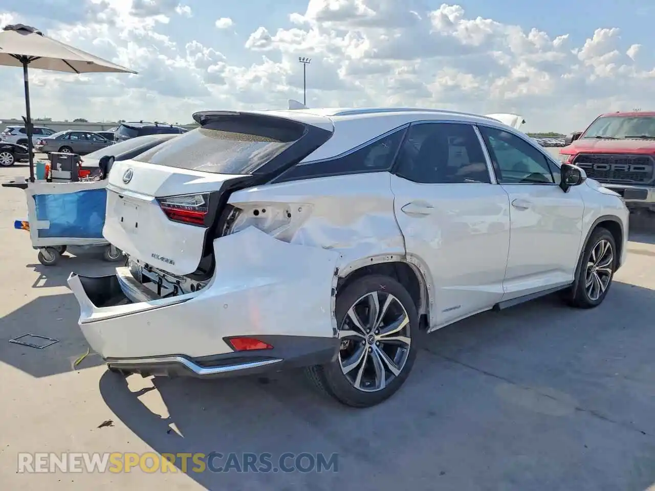 3 Photograph of a damaged car 2T2HGMDAXNC090436 LEXUS RX450 2022