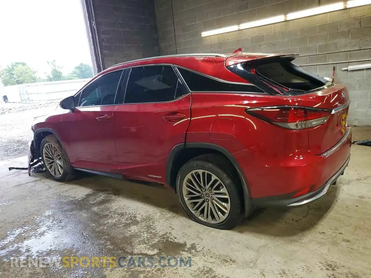 2 Фотография поврежденного автомобиля 2T2JGMDA0NC080287 LEXUS RX450 2022