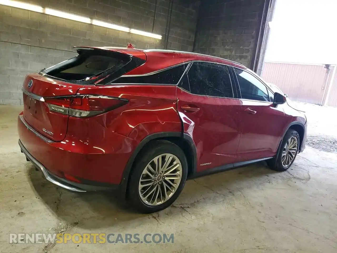 3 Фотография поврежденного автомобиля 2T2JGMDA0NC080287 LEXUS RX450 2022