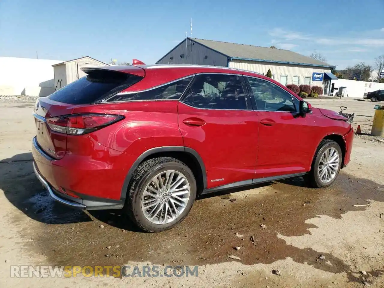 3 Photograph of a damaged car 2T2JGMDA2NC073048 LEXUS RX450 2022