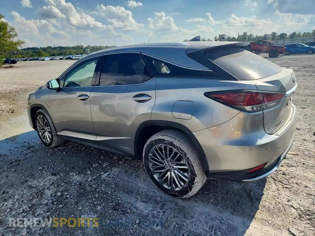 2 Photograph of a damaged car 2T2JGMDA9NC085813 LEXUS RX450 2022