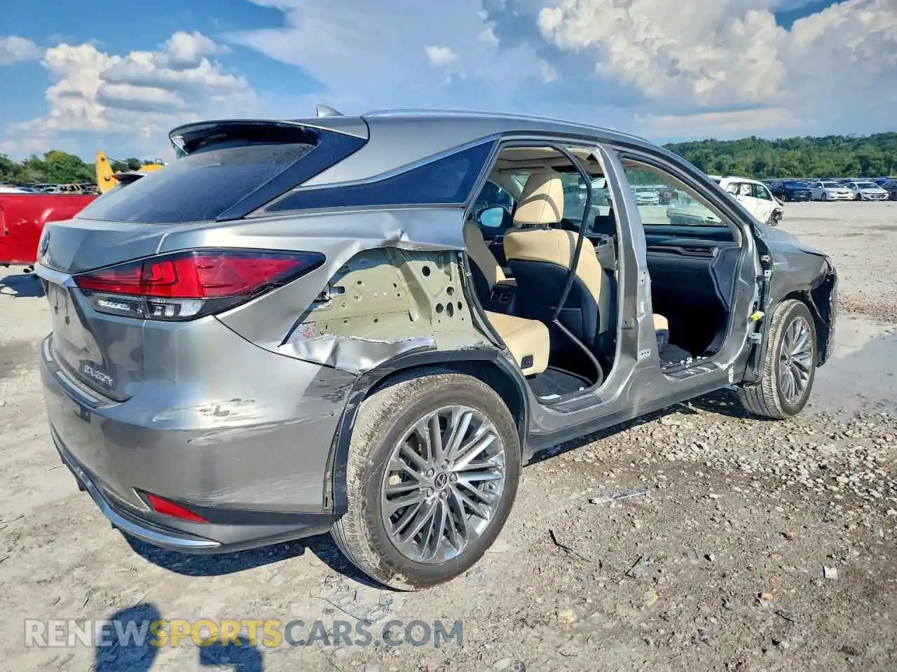 3 Photograph of a damaged car 2T2JGMDA9NC085813 LEXUS RX450 2022