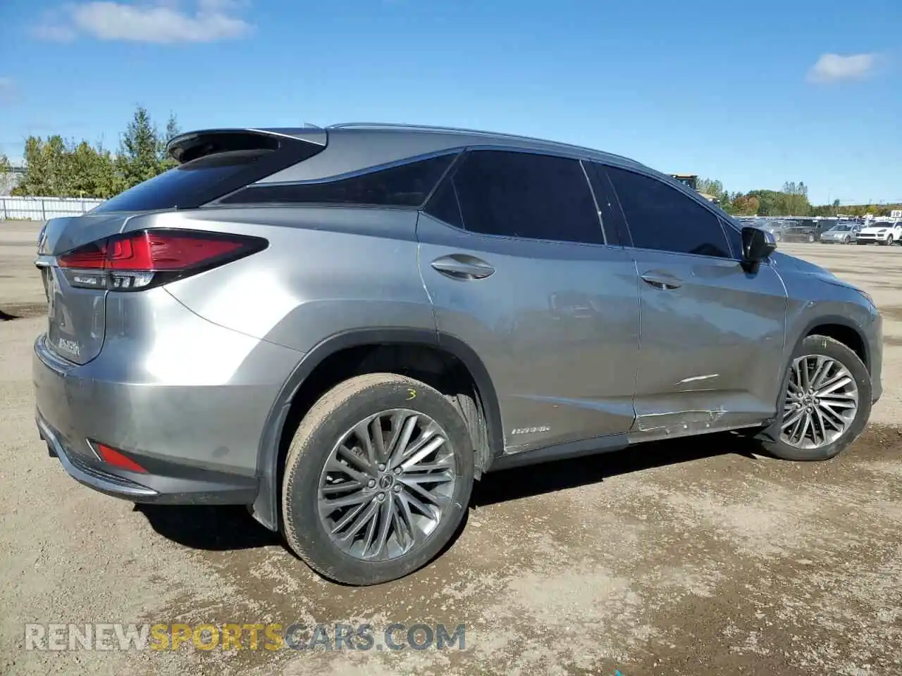 3 Photograph of a damaged car 2T2JGMDAXNC077137 LEXUS RX450 2022