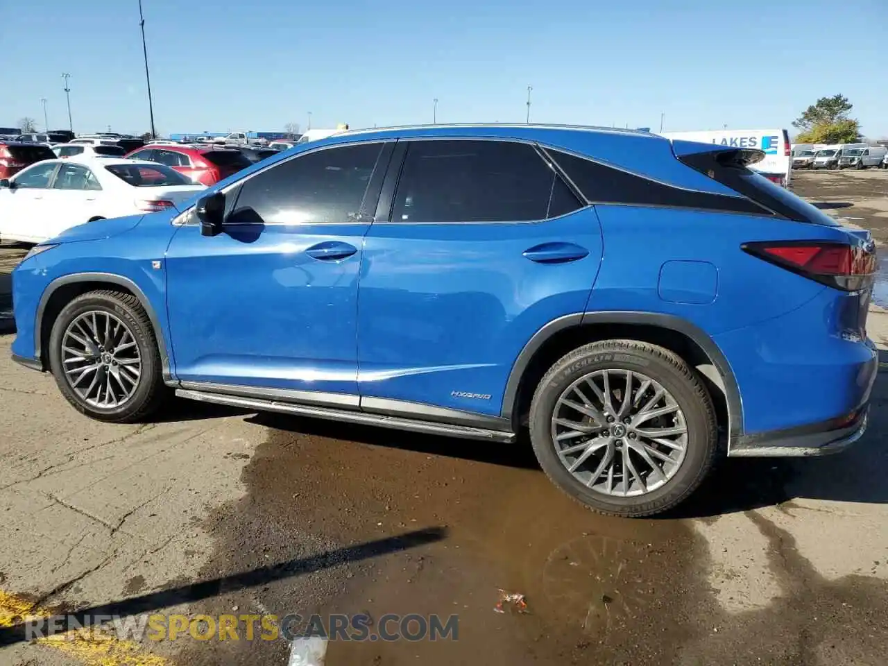 2 Photograph of a damaged car 2T2YGMDA4NC087161 LEXUS RX450 2022