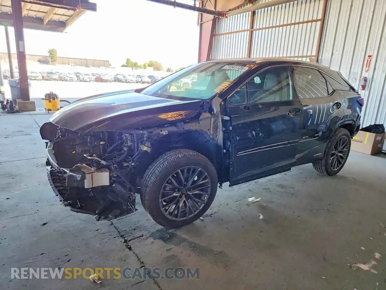 1 Photograph of a damaged car 2T2YGMDA7NC090359 LEXUS RX450 2022