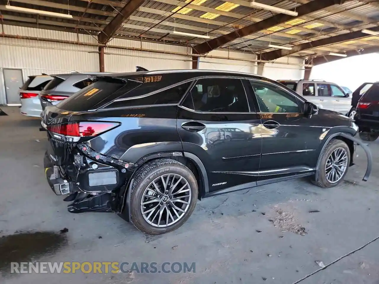 3 Photograph of a damaged car 2T2YGMDA7NC090359 LEXUS RX450 2022