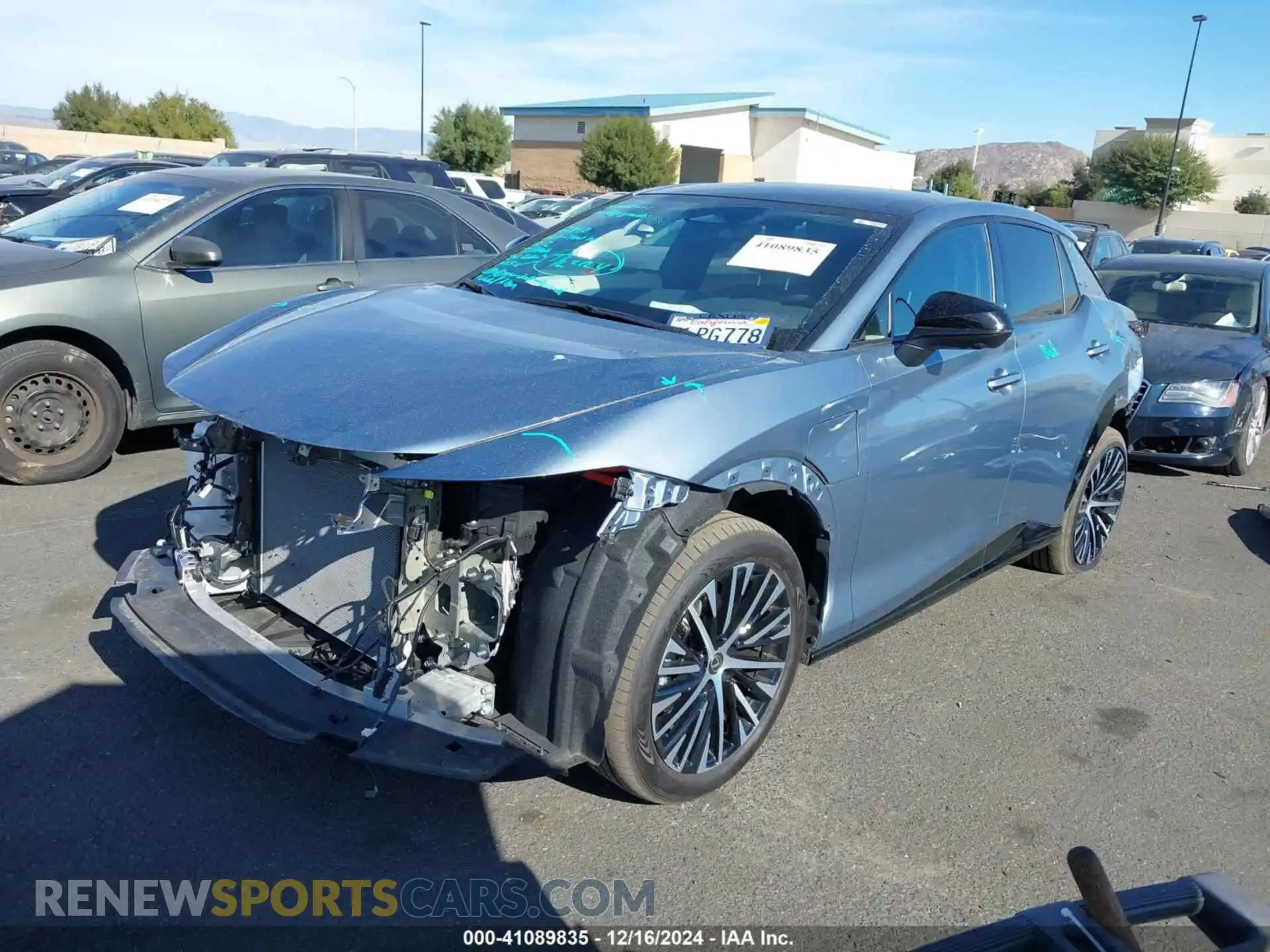 2 Photograph of a damaged car JTJAAAAB2PA020081 LEXUS RZ 450E 2023