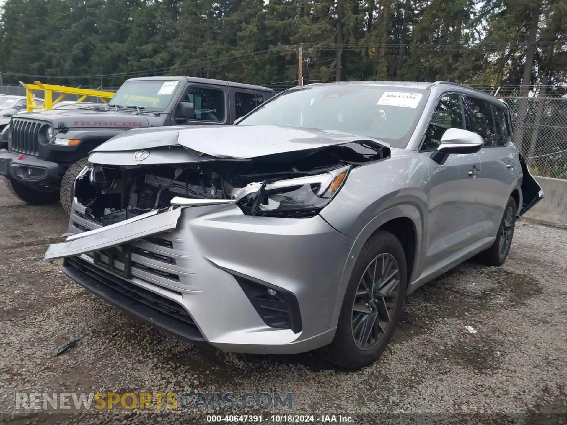 2 Photograph of a damaged car 5TDAAAB63RS007415 LEXUS TX 350 2024