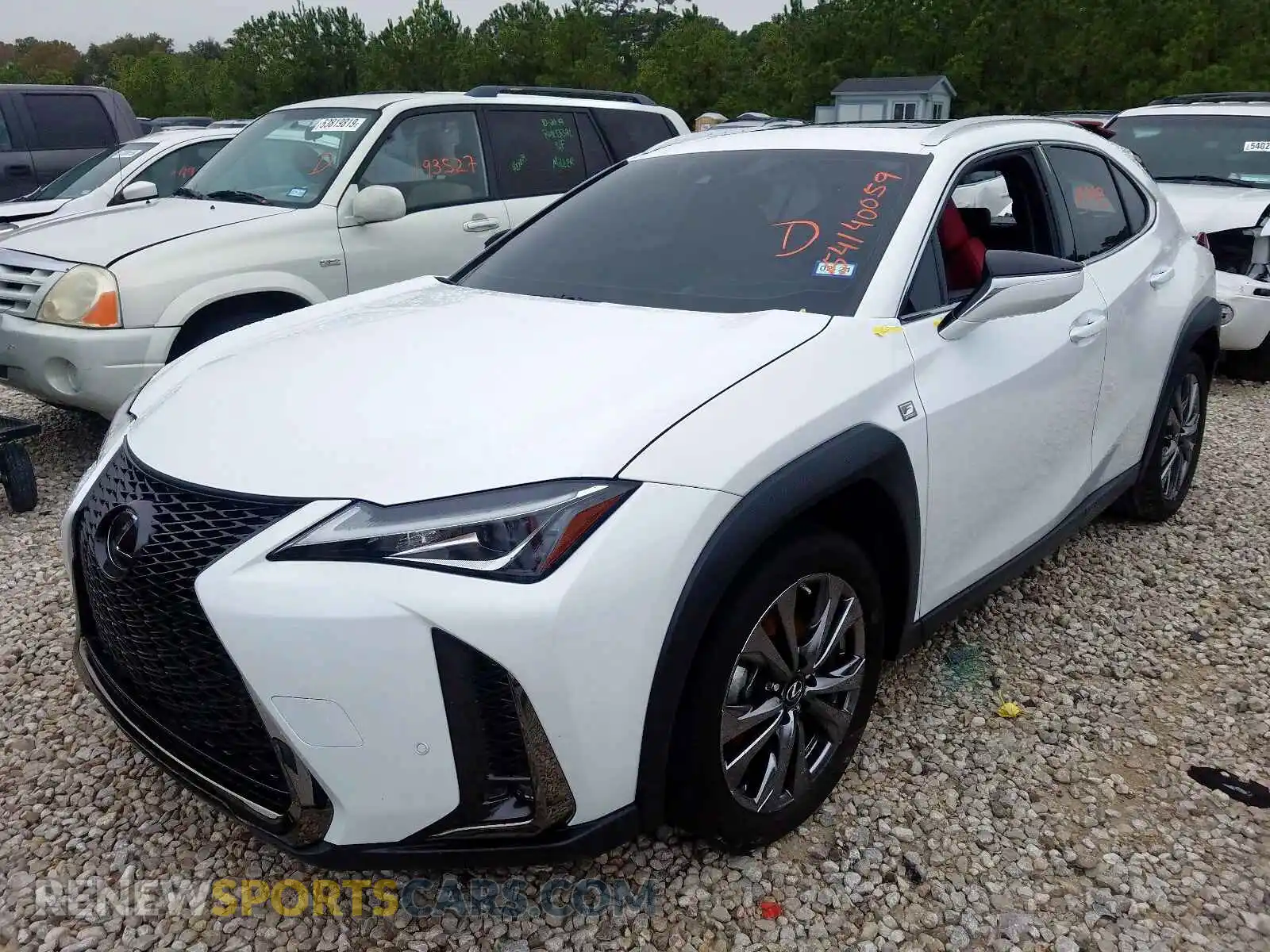 2 Photograph of a damaged car JTHY3JBH0K2001495 LEXUS UX 200 2019