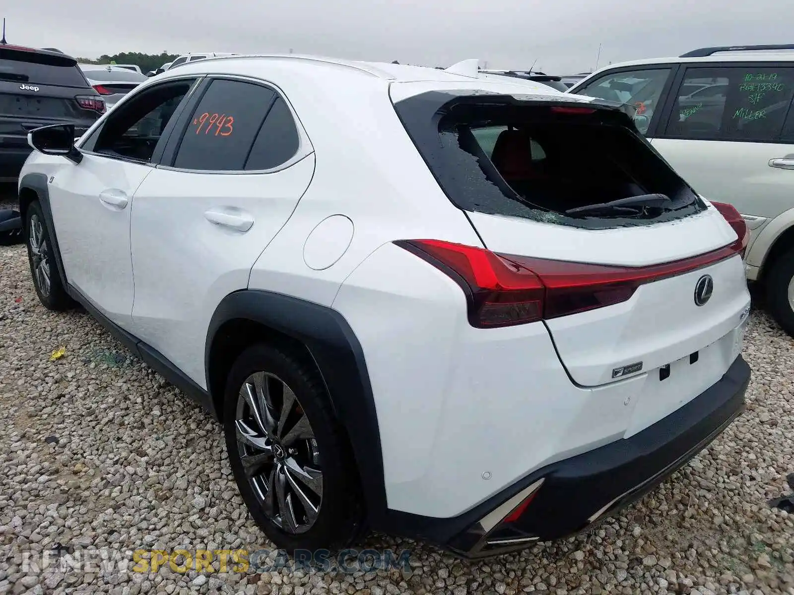 3 Photograph of a damaged car JTHY3JBH0K2001495 LEXUS UX 200 2019