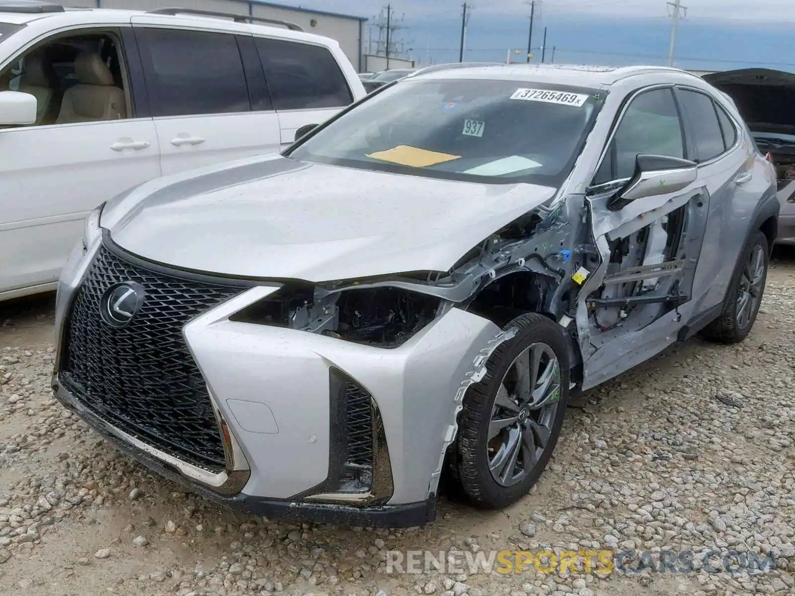 2 Photograph of a damaged car JTHY3JBH0K2011282 LEXUS UX 200 2019