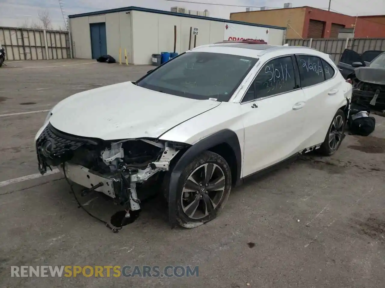2 Photograph of a damaged car JTHY3JBH0K2013050 LEXUS UX 200 2019