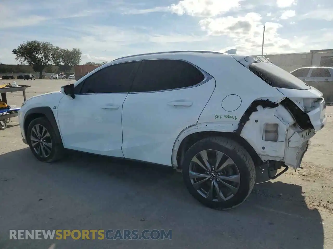 2 Photograph of a damaged car JTHY3JBH1K2018001 LEXUS UX 200 2019