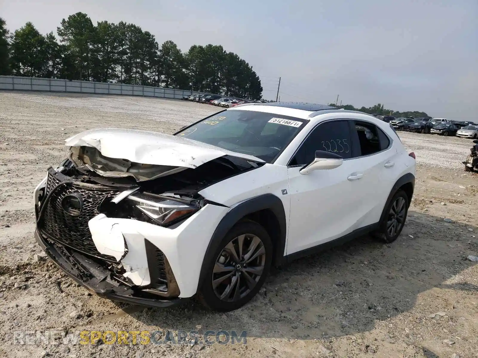 2 Photograph of a damaged car JTHY3JBH2K2013227 LEXUS UX 200 2019