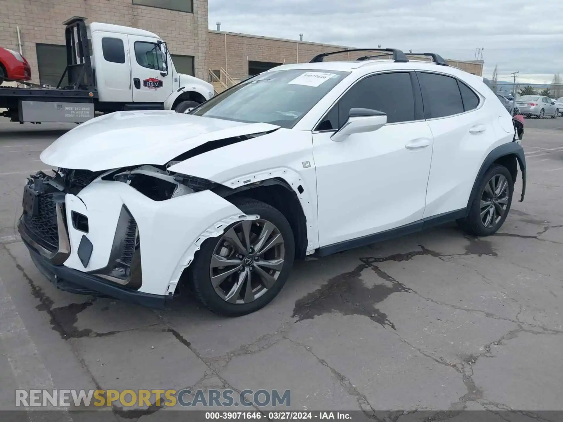 2 Photograph of a damaged car JTHY3JBH2K2020260 LEXUS UX 200 2019