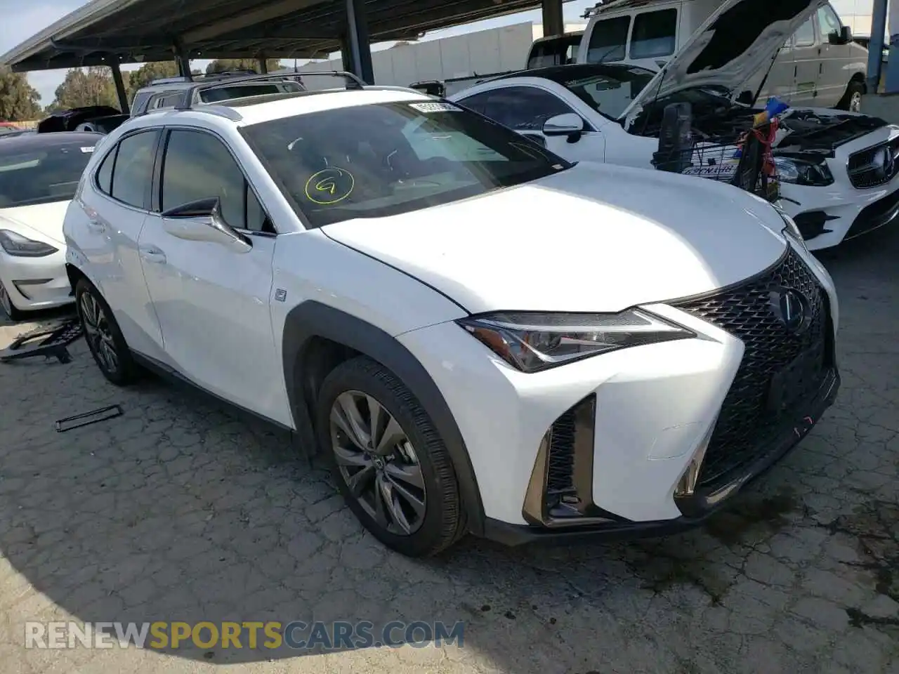 1 Фотография поврежденного автомобиля JTHY3JBH3K2002463 LEXUS UX 200 2019