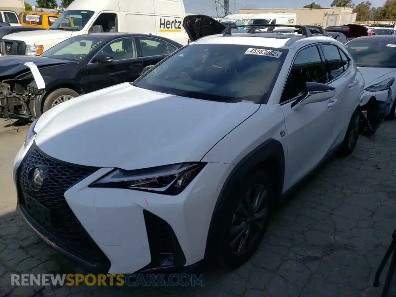 2 Фотография поврежденного автомобиля JTHY3JBH3K2002463 LEXUS UX 200 2019