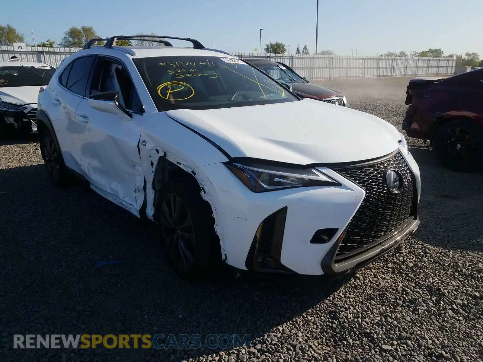 1 Photograph of a damaged car JTHY3JBH3K2004438 LEXUS UX 200 2019