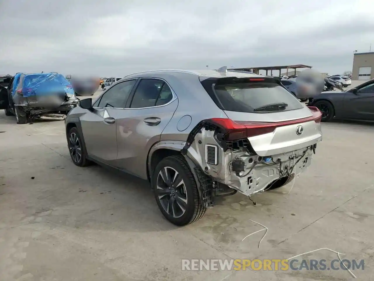 2 Photograph of a damaged car JTHY3JBH3K2006383 LEXUS UX 200 2019