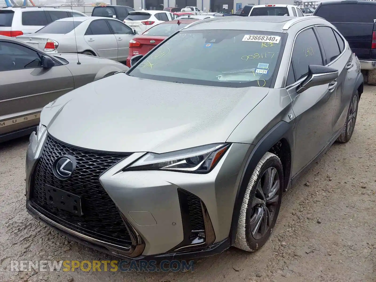 2 Photograph of a damaged car JTHY3JBH3K2008117 LEXUS UX 200 2019