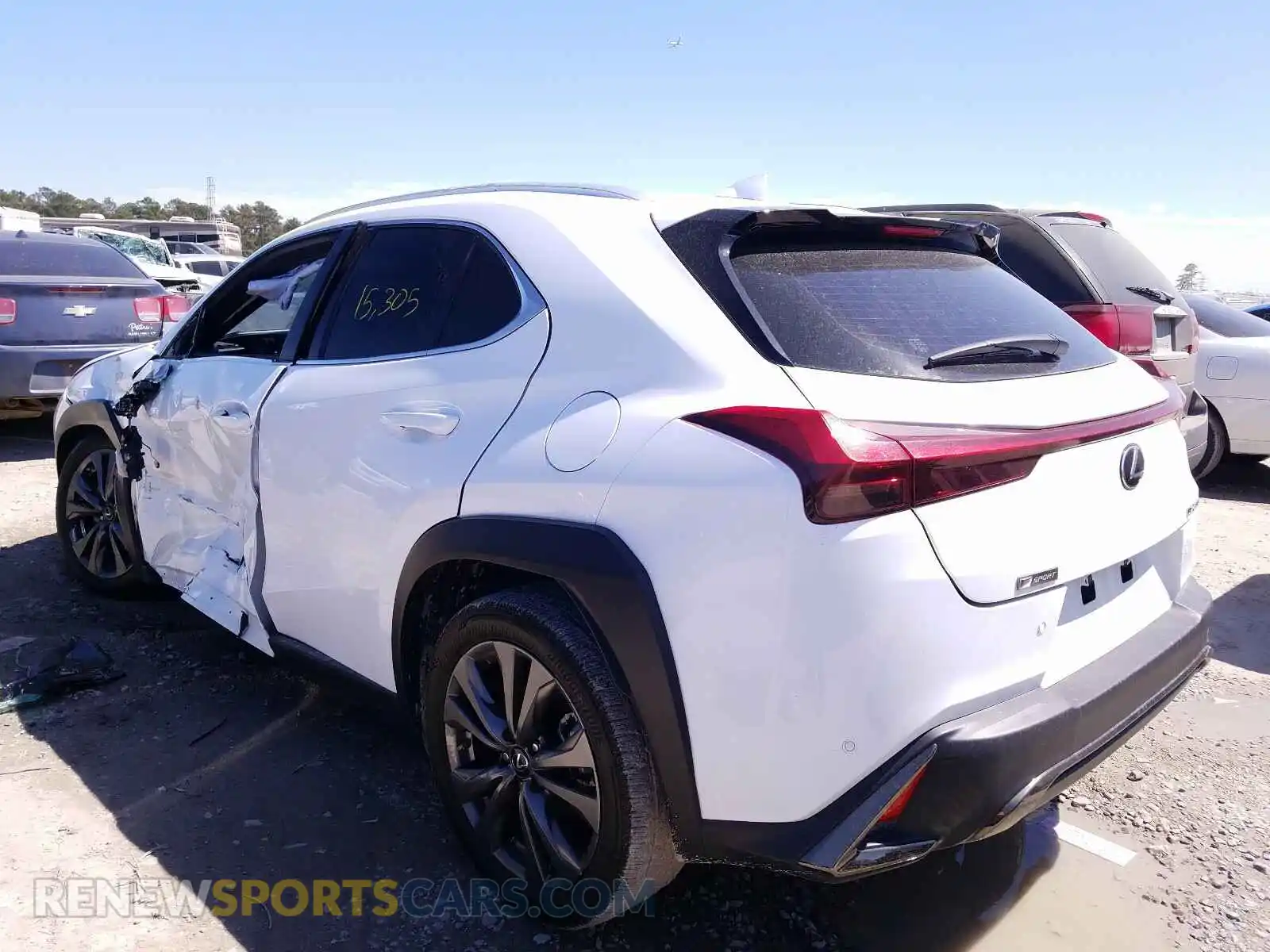 3 Photograph of a damaged car JTHY3JBH3K2008926 LEXUS UX 200 2019
