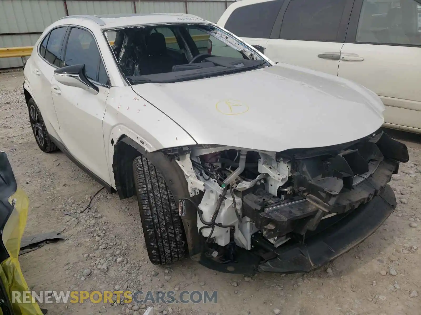 1 Photograph of a damaged car JTHY3JBH3K2017142 LEXUS UX 200 2019