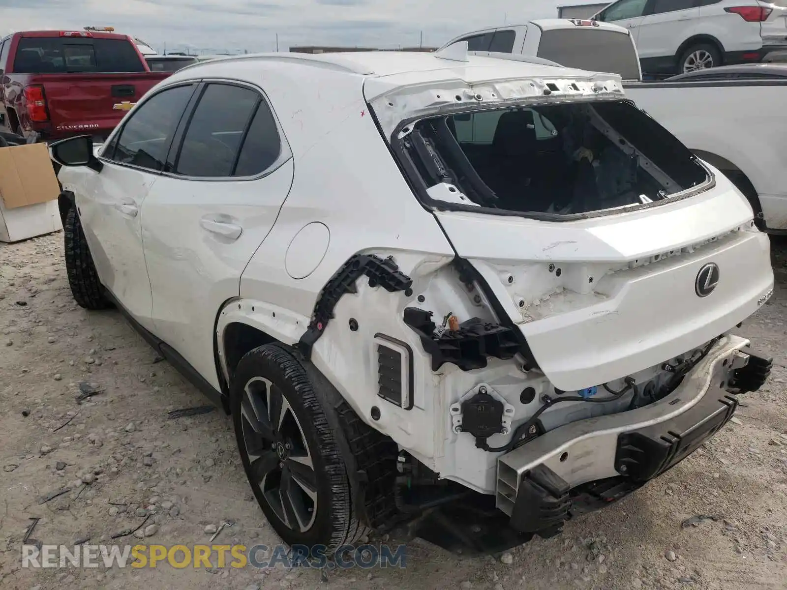 3 Photograph of a damaged car JTHY3JBH3K2017142 LEXUS UX 200 2019