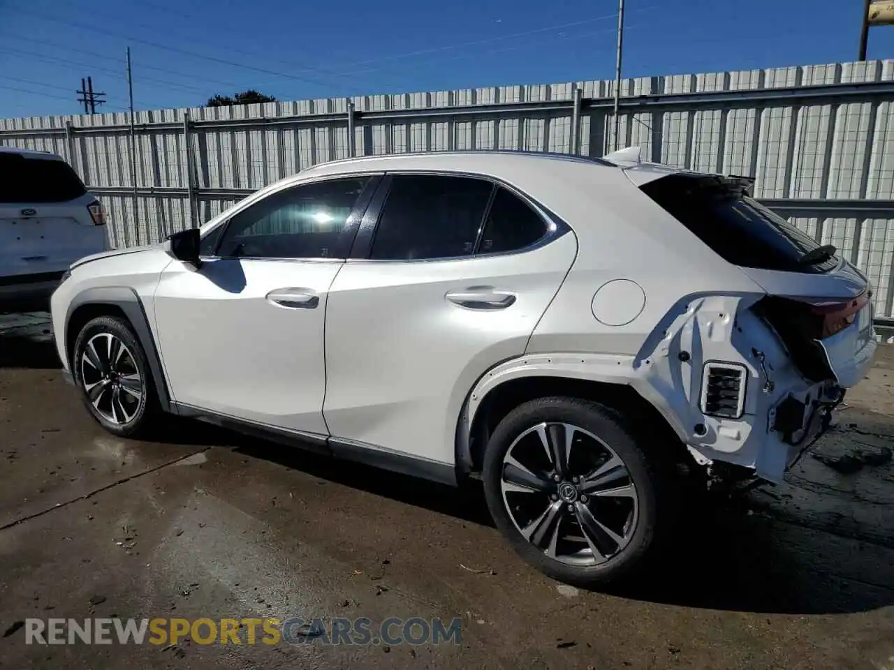 2 Photograph of a damaged car JTHY3JBH3K2018162 LEXUS UX 200 2019
