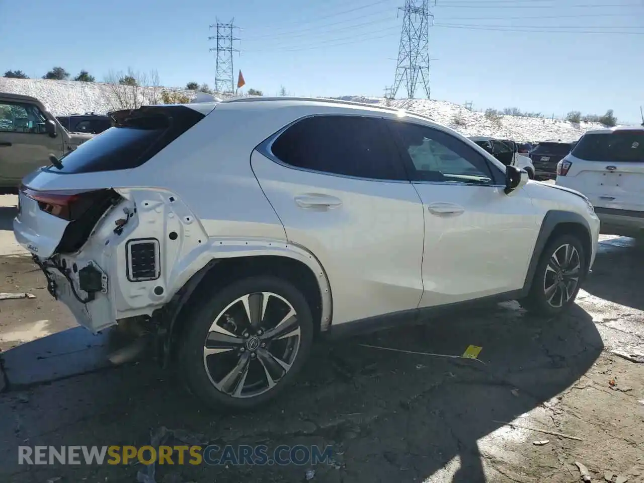 3 Photograph of a damaged car JTHY3JBH3K2018162 LEXUS UX 200 2019