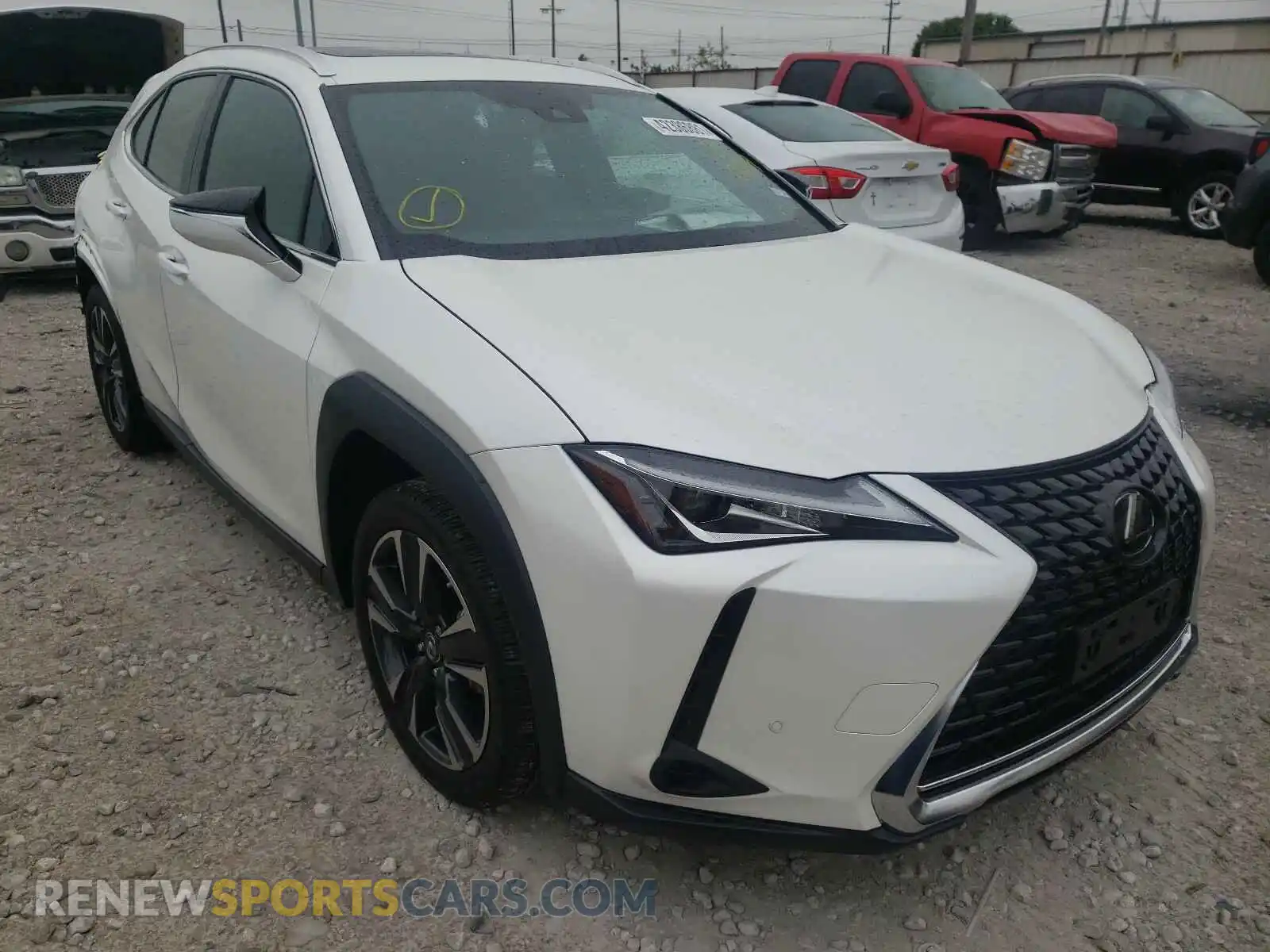 1 Photograph of a damaged car JTHY3JBH3K2020297 LEXUS UX 200 2019