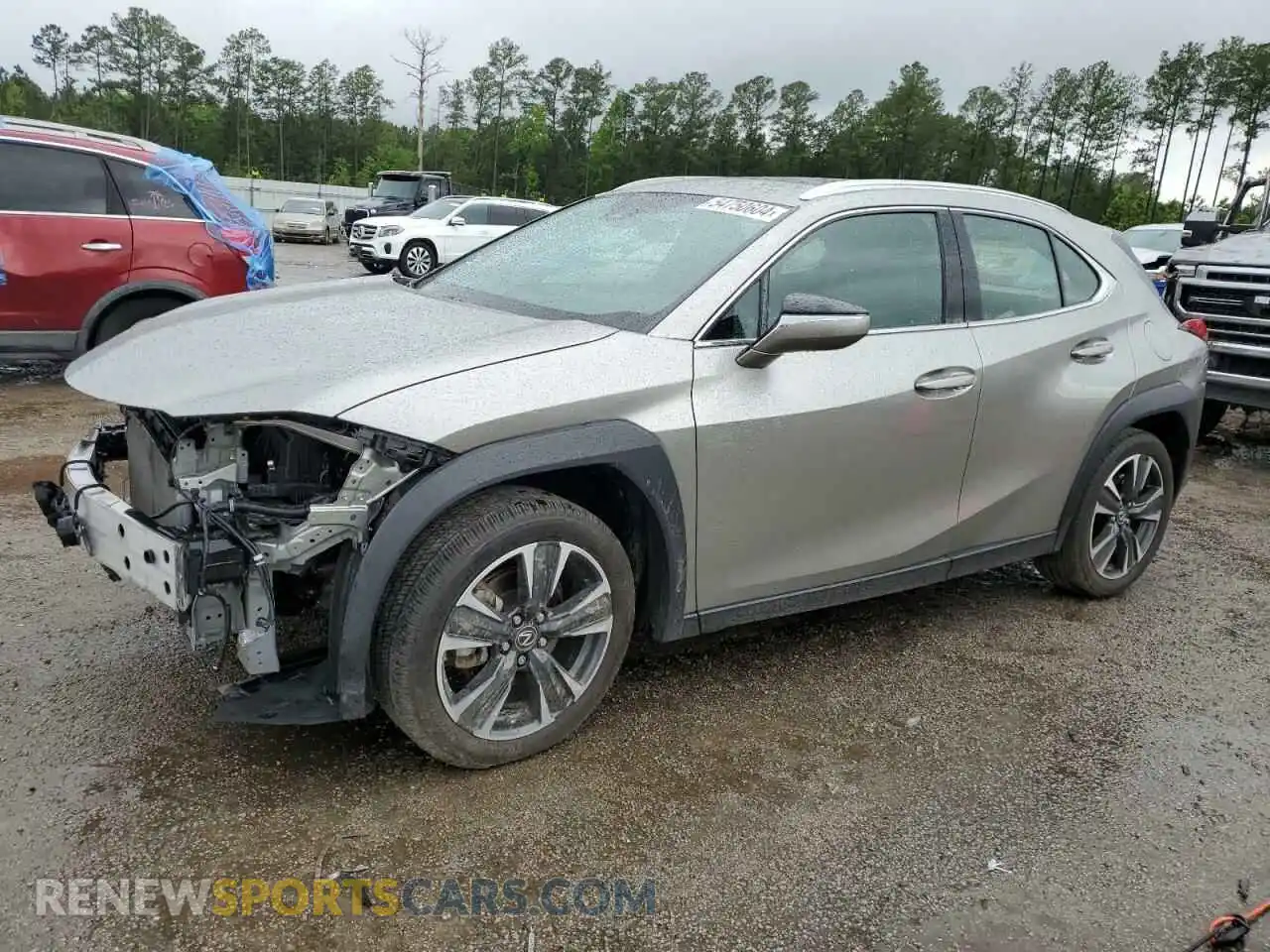 1 Photograph of a damaged car JTHY3JBH4K2016033 LEXUS UX 200 2019