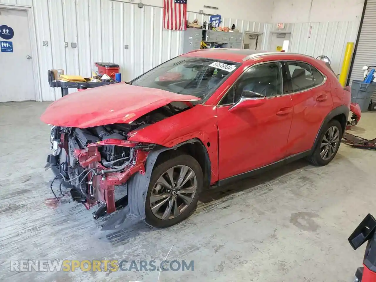 1 Photograph of a damaged car JTHY3JBH4K2016646 LEXUS UX 200 2019