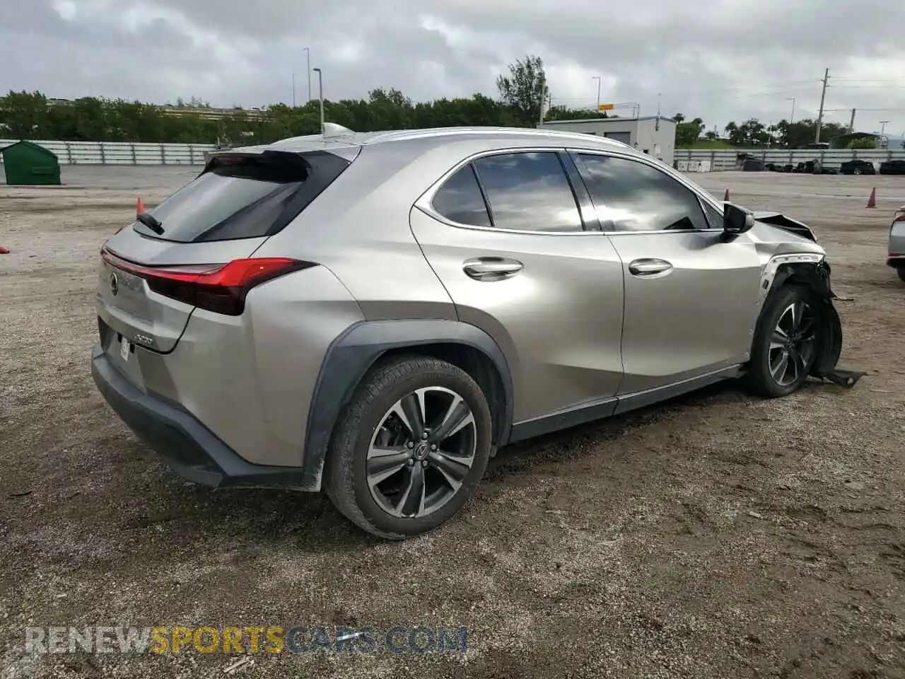 3 Photograph of a damaged car JTHY3JBH4K2020373 LEXUS UX 200 2019