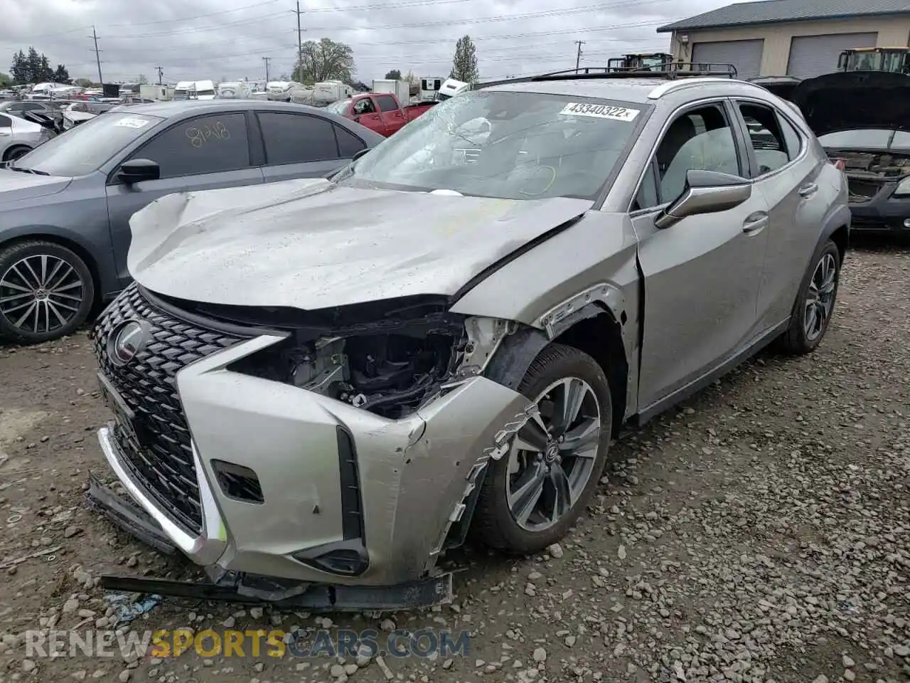 2 Photograph of a damaged car JTHY3JBH4K2020762 LEXUS UX 200 2019