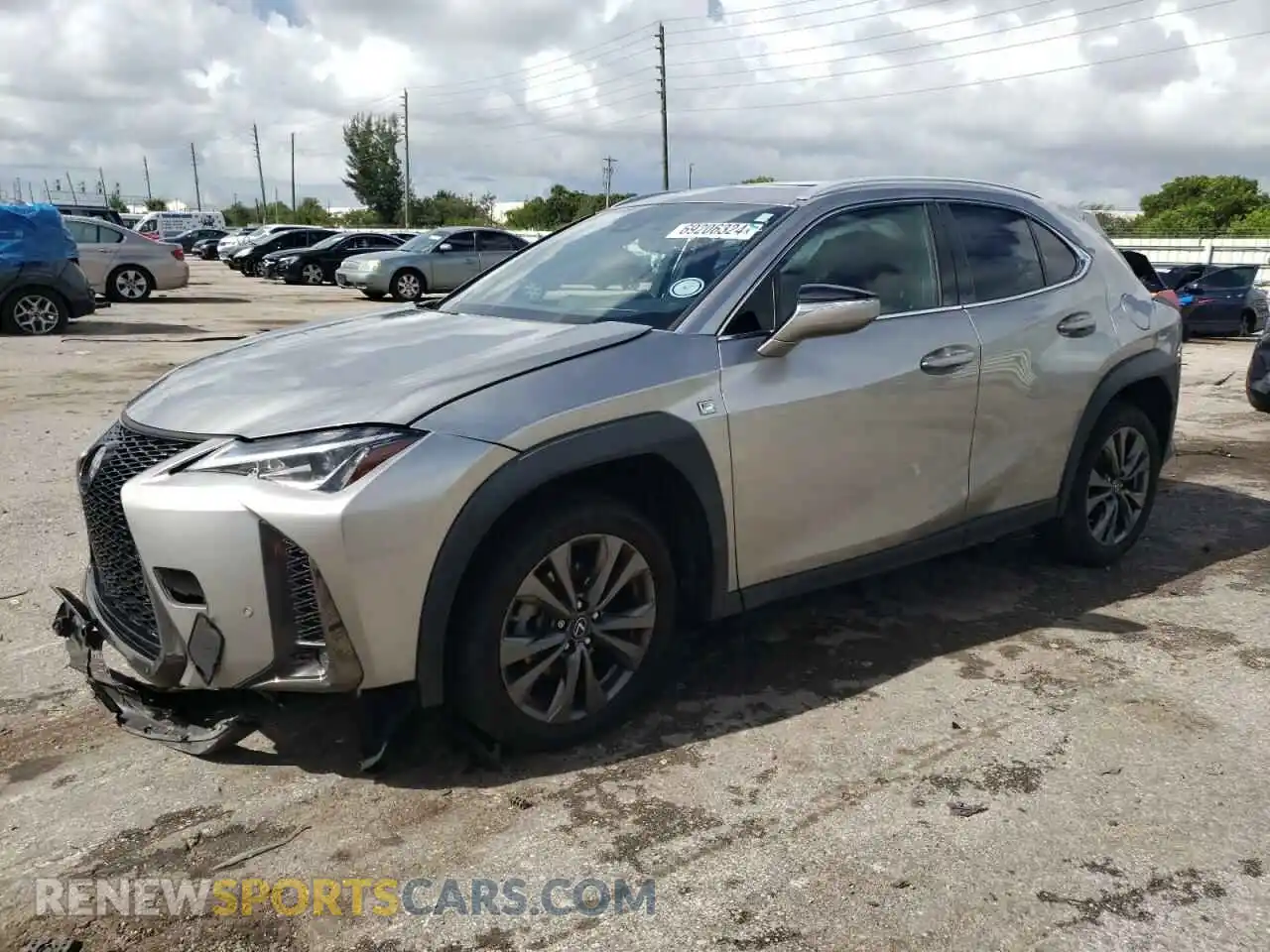 1 Фотография поврежденного автомобиля JTHY3JBH6K2000531 LEXUS UX 200 2019