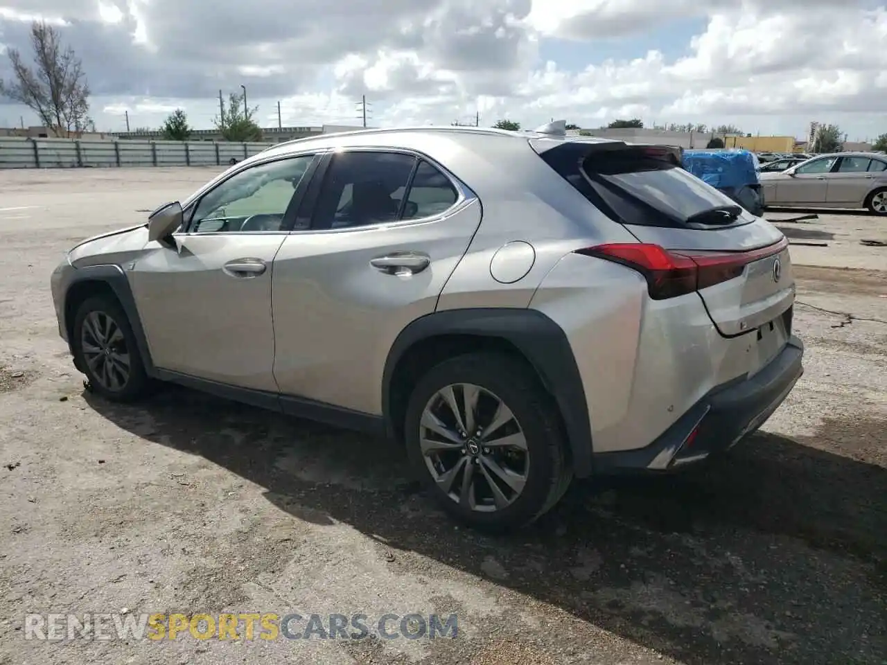 2 Фотография поврежденного автомобиля JTHY3JBH6K2000531 LEXUS UX 200 2019