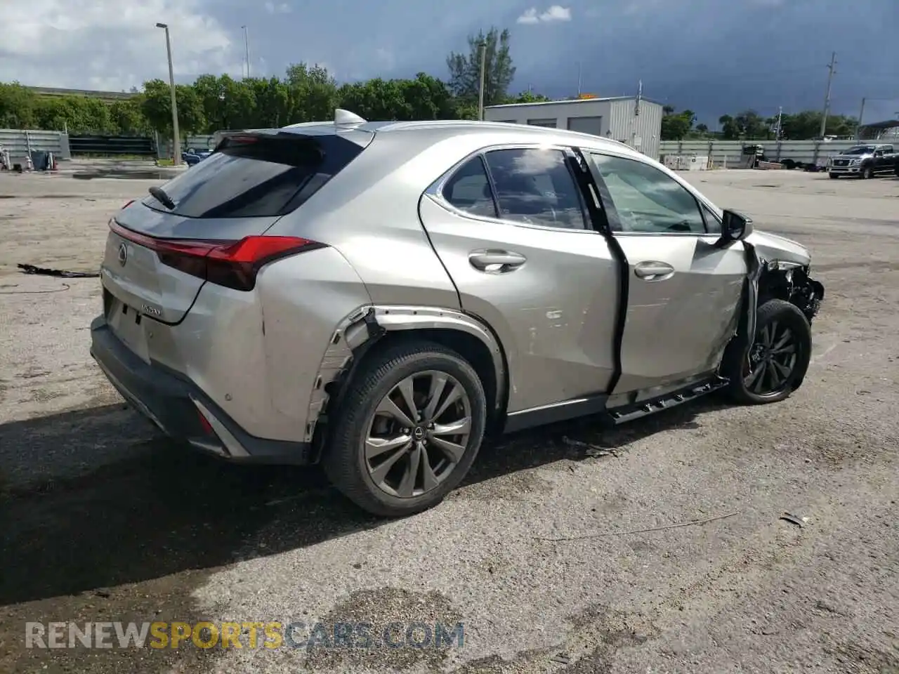 3 Фотография поврежденного автомобиля JTHY3JBH6K2000531 LEXUS UX 200 2019