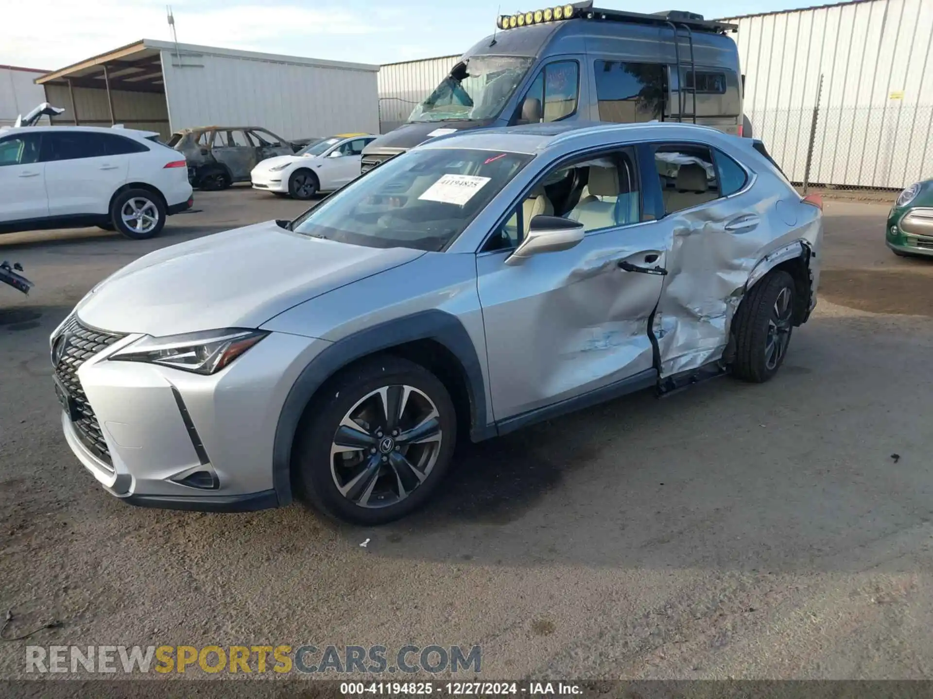 2 Photograph of a damaged car JTHY3JBH6K2001694 LEXUS UX 200 2019