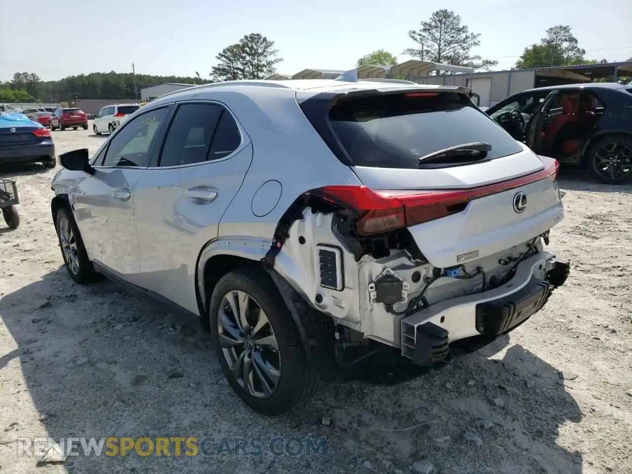 3 Photograph of a damaged car JTHY3JBH6K2006250 LEXUS UX 200 2019