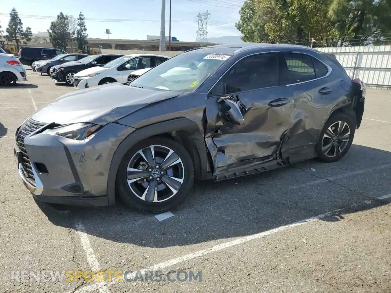 1 Photograph of a damaged car JTHY3JBH6K2007009 LEXUS UX 200 2019