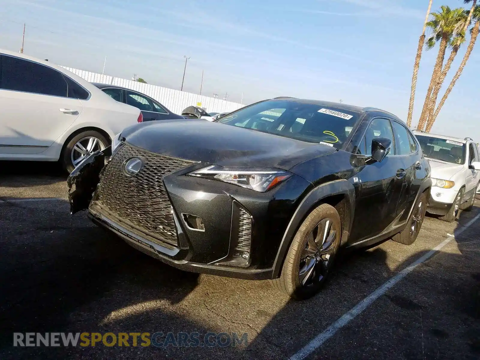 2 Photograph of a damaged car JTHY3JBH6K2014591 LEXUS UX 200 2019