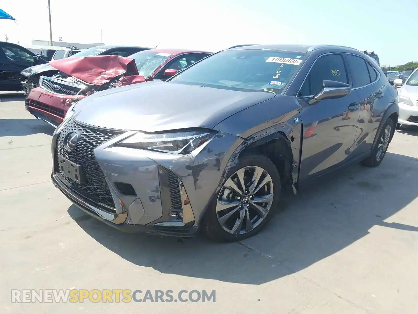 2 Photograph of a damaged car JTHY3JBH7K2002224 LEXUS UX 200 2019