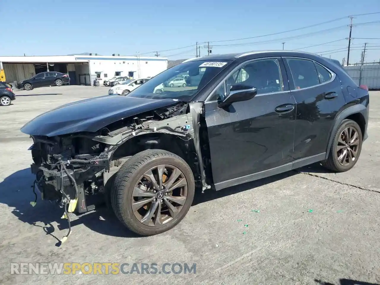 1 Photograph of a damaged car JTHY3JBH7K2005768 LEXUS UX 200 2019