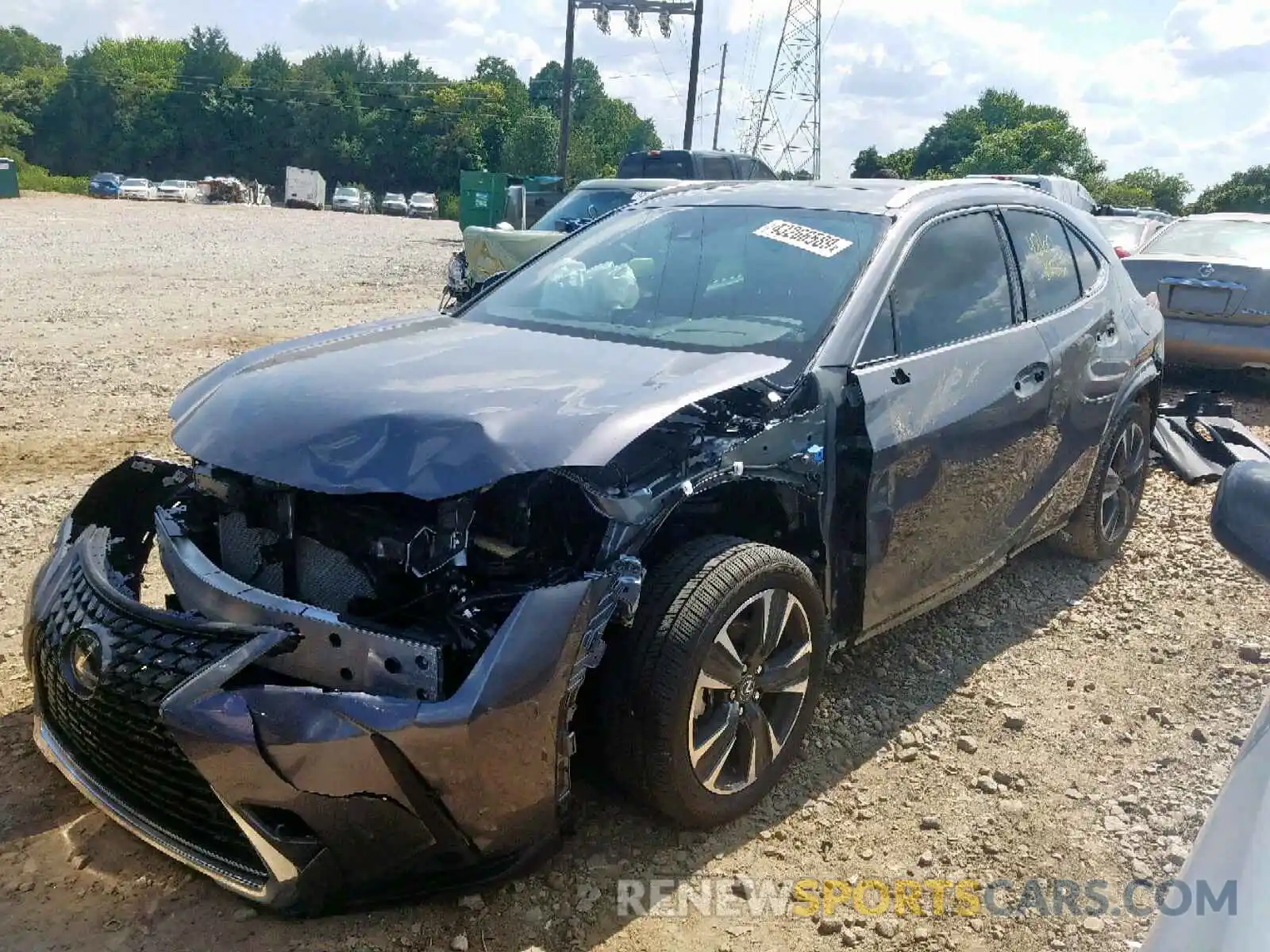 2 Photograph of a damaged car JTHY3JBH7K2007729 LEXUS UX 200 2019