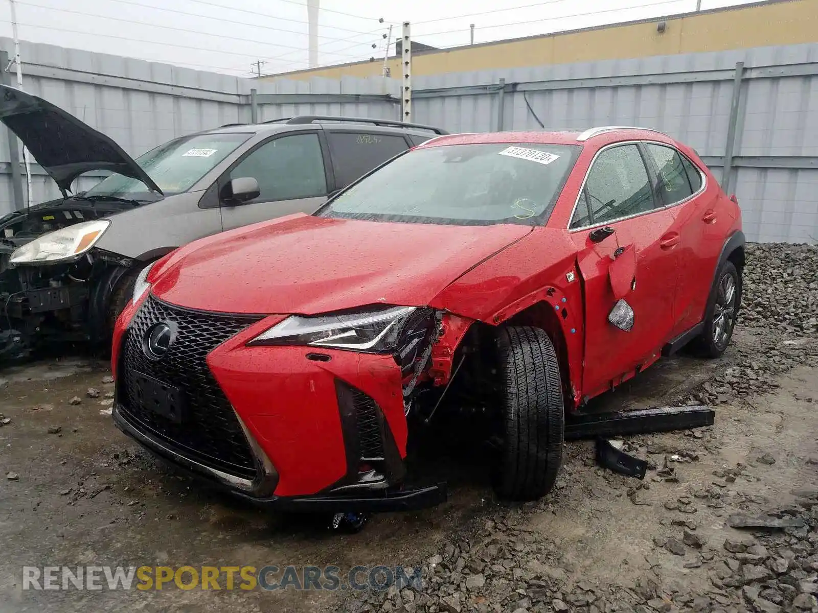 2 Photograph of a damaged car JTHY3JBH8K2000224 LEXUS UX 200 2019