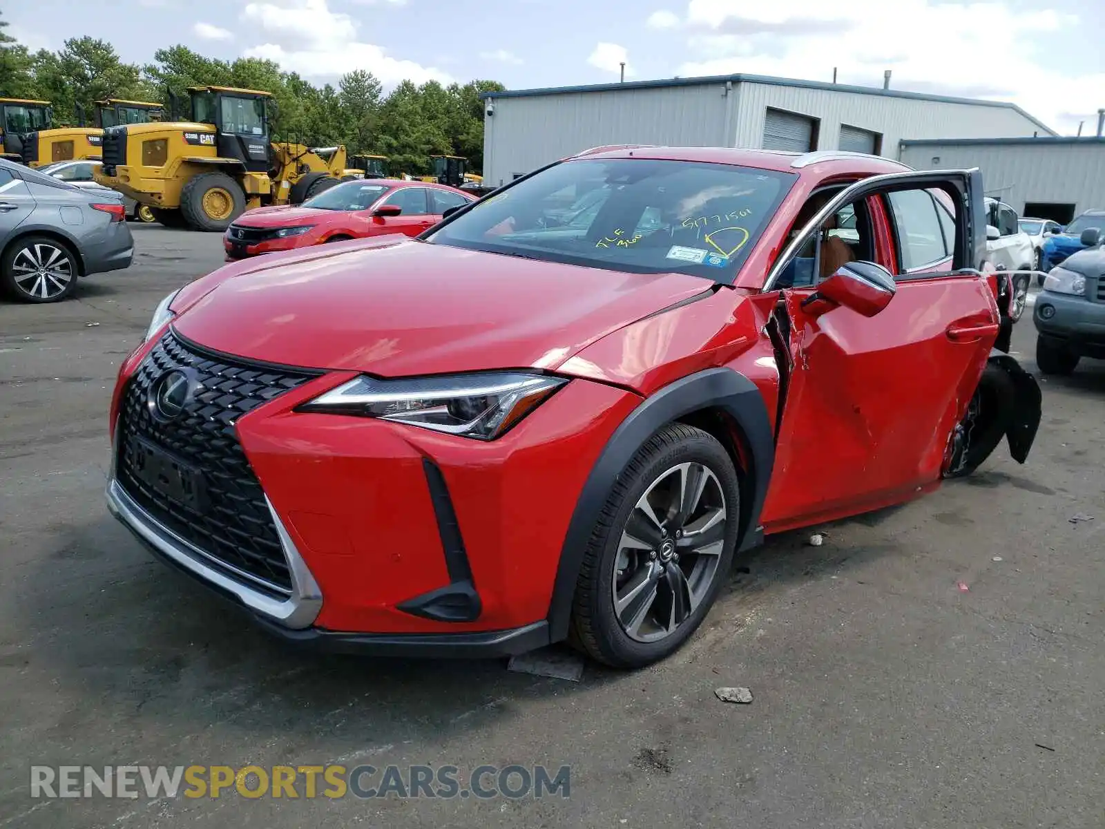 2 Photograph of a damaged car JTHY3JBH8K2010087 LEXUS UX 200 2019